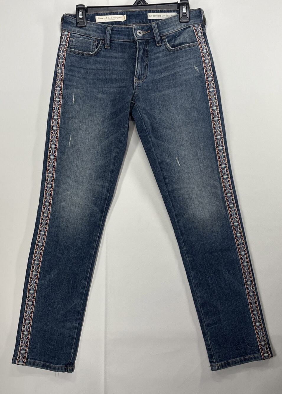 Anthropologie Pilcro and The Letterpress Jeans Size 24P Petite Skinny 28x27.5